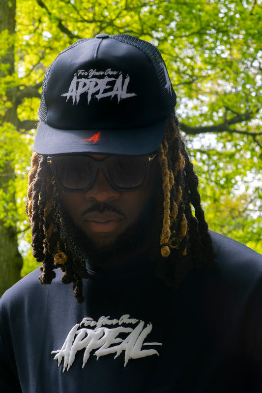 Black appeal cap