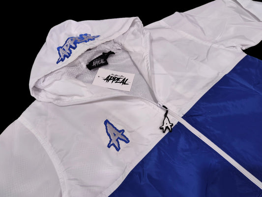 Appeal Windbreak Jacket Royal Blue White