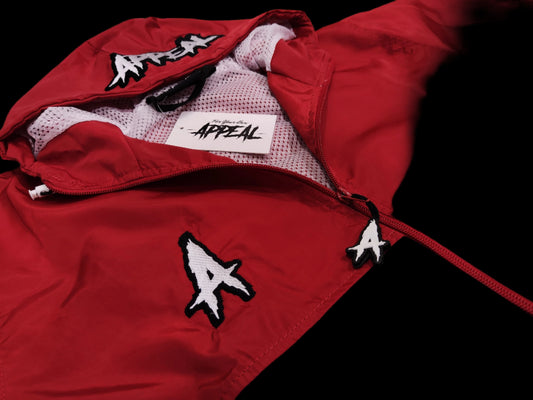 Appeal Windbreak Jacket Red Black