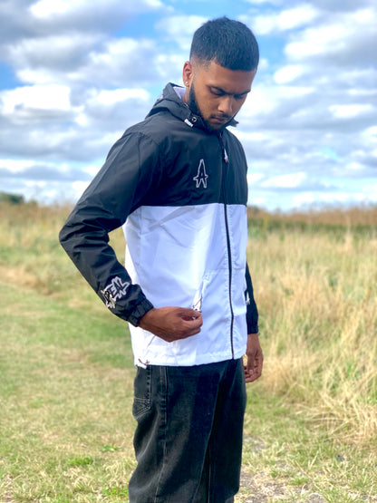 Appeal Windbreak Jacket Black White