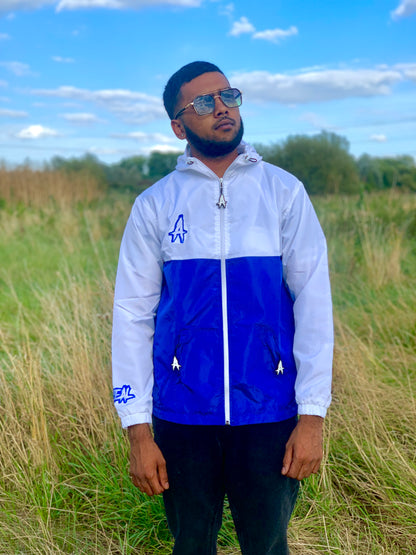 Appeal Windbreak Jacket Royal Blue White