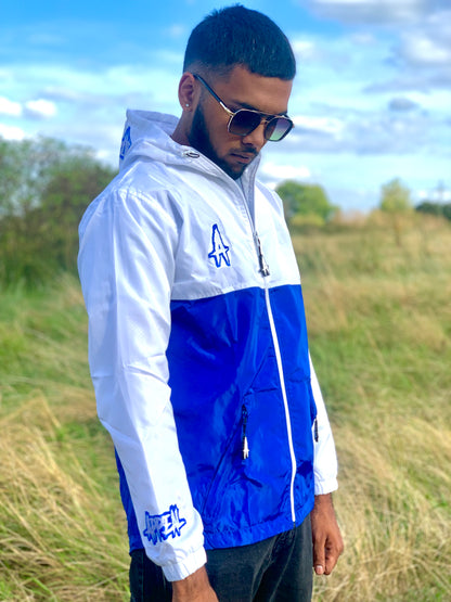 Appeal Windbreak Jacket Royal Blue White