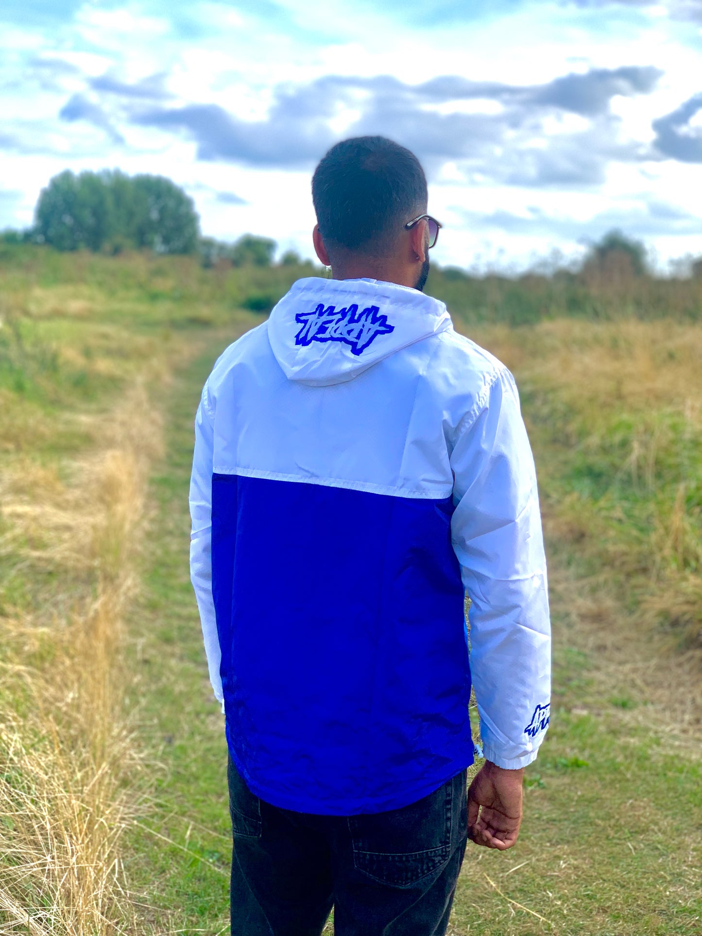 Appeal Windbreak Jacket Royal Blue White